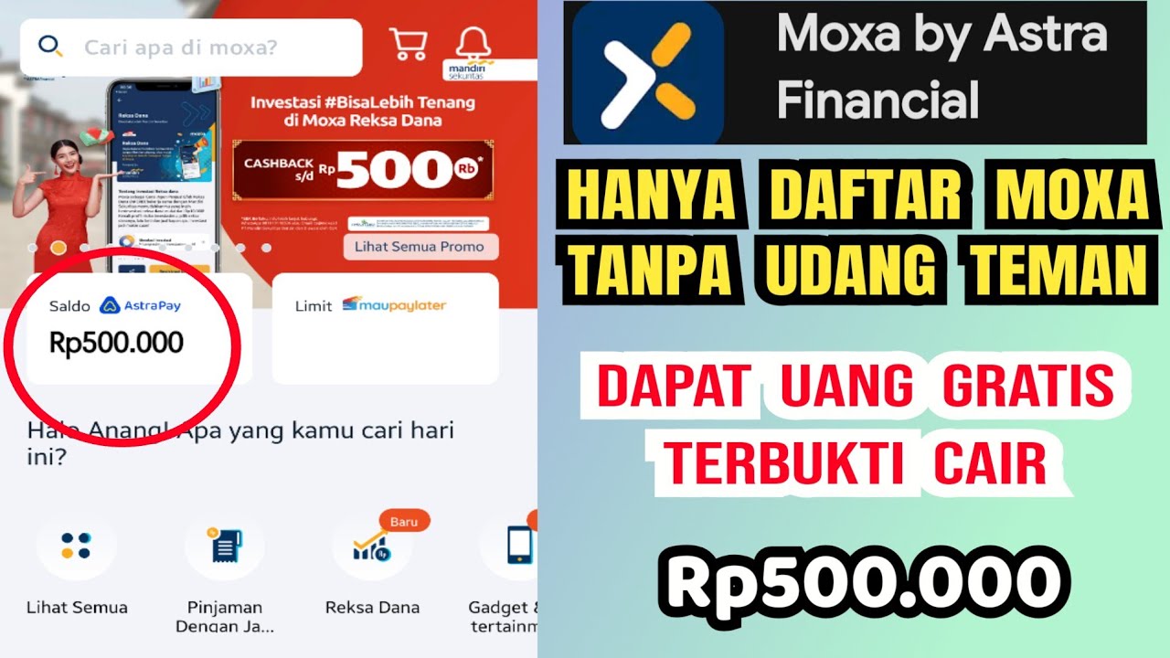 Cara Dapat Uang Gratis Rp500.000 di Event Bank Moxa