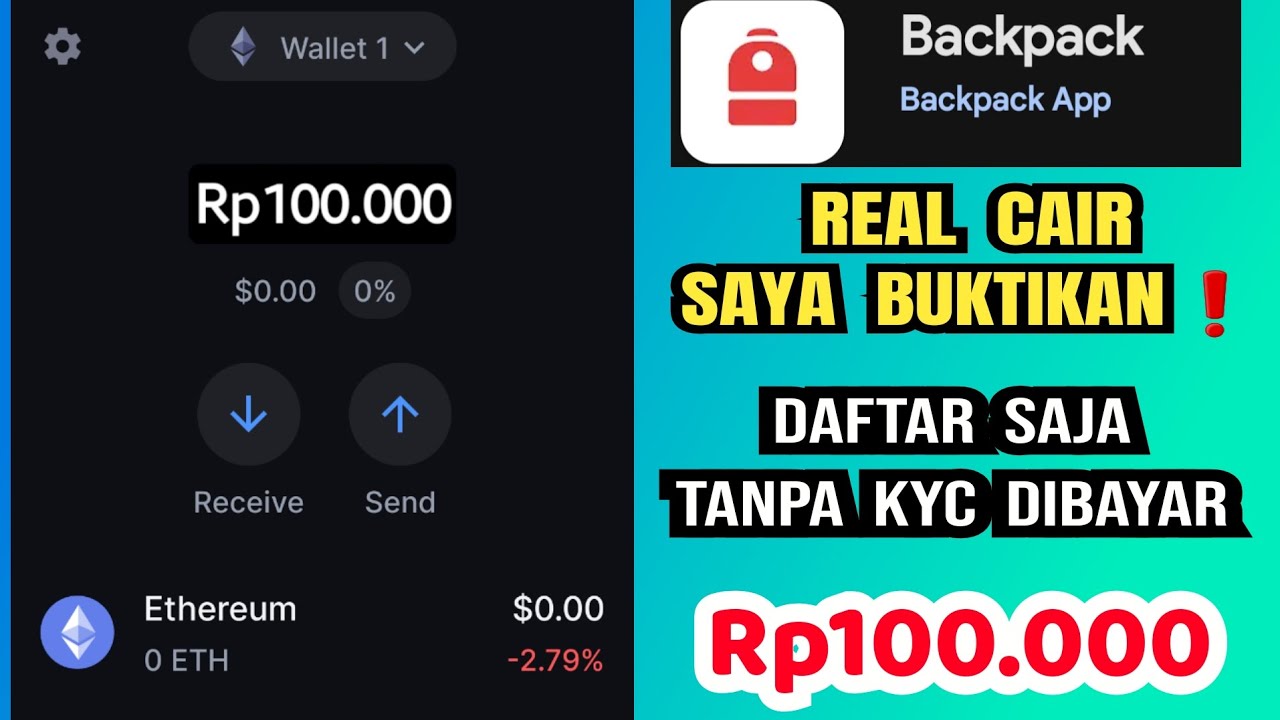 Event KCY di Backpack Apk Dapat Uang Rp 100 Ribu? ini Caranya!