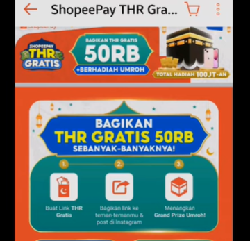 Cara Klaim Event Shopee THR Agar Dapat Shopeepay Rp50.000