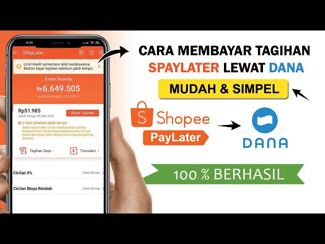 6 Cara Bayar SPayLater Lewat Dana Versi Terbaru Simple