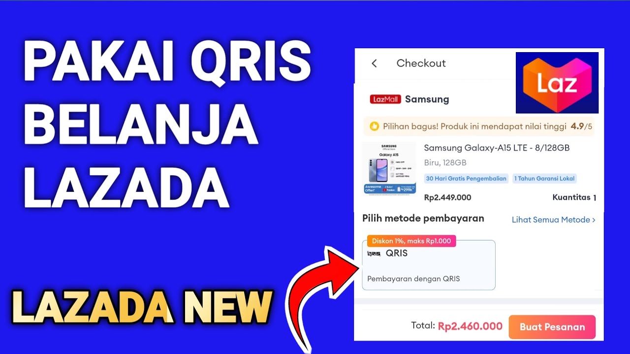 Cara Scan Metode Pembayaran QRIS di Lazada Tercepat