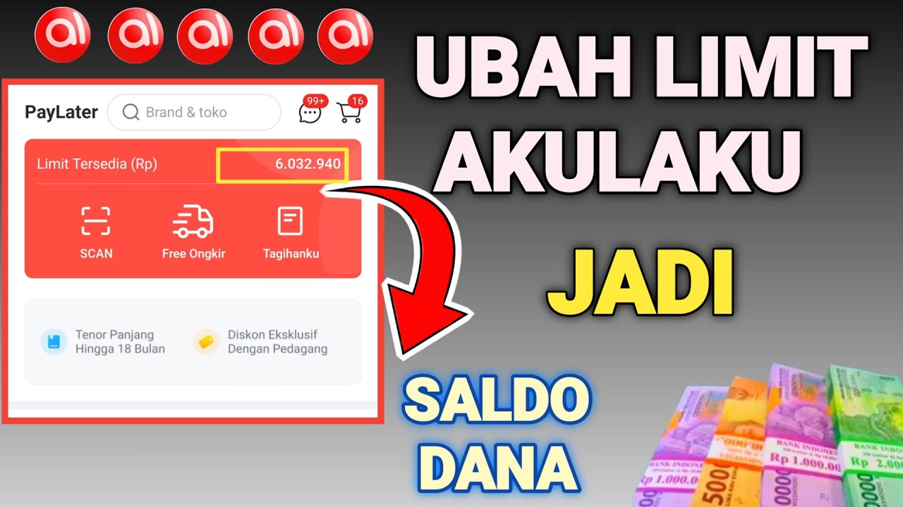 Cara Mencairkan Limit Akulaku Paylater ke Dana dan Rekening Terbaru