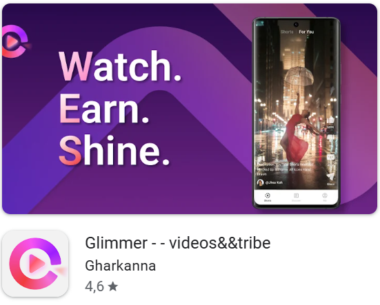 Cara Menghasilkan Uang di Aplikasi Glimmer Cair 200 Juta Koin