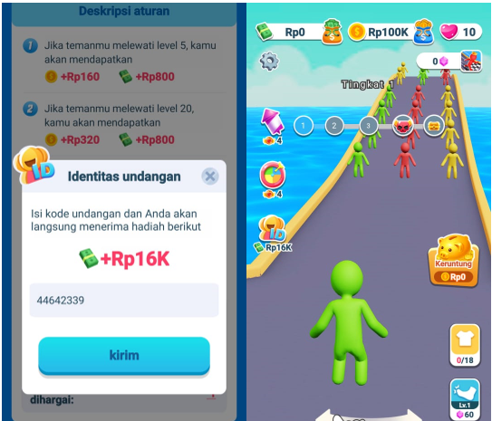 Kode Undangan Speed Man APK Terbaru "44642339" Bonus Rp16.000
