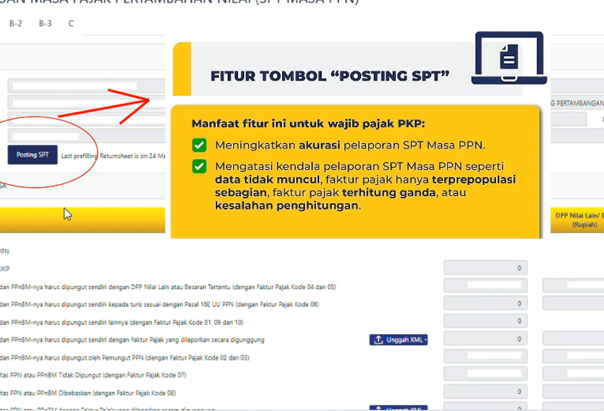 Fitur Posting SPT: Solusi Mengatasi Data Tidak Muncul pada Konsep SPT Masa PPN di Coretax