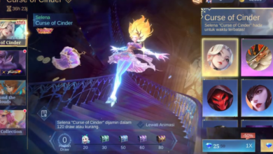 Cara Mendapatkan Skin Selena Zenith dan Selena Curse of Cinder di Mobile Legends