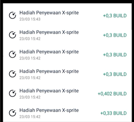 Cara Menyewakan X-Prite di Apk X World dan Hasil Build Yang Didapat