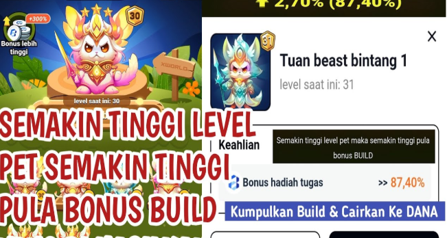 Cara Meningkatkan Level Pet untuk Memperoleh Lebih Banyak Build di Aplikasi Penghasil Uang 2025
