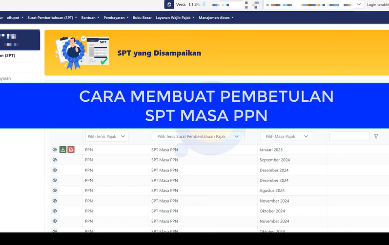 7 Langkah Cara Membuat Pembetulan SPT Masa PPN di Coretax
