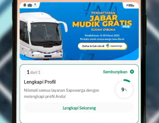 Cara Menggunakan Aplikasi Sapawarga Untuk Mendaftar Mudik Gratis Dll