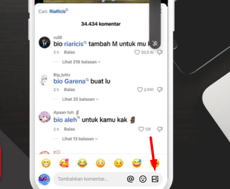 Cara Agar Bisa Kirim Foto di Komentar TikTok Terbaru 2025