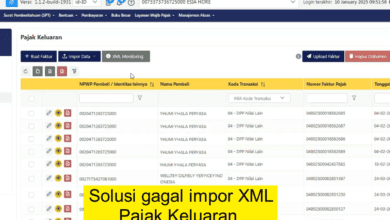 Cara Mengatasi Gagal Impor XML Pajak Keluaran di Coretax
