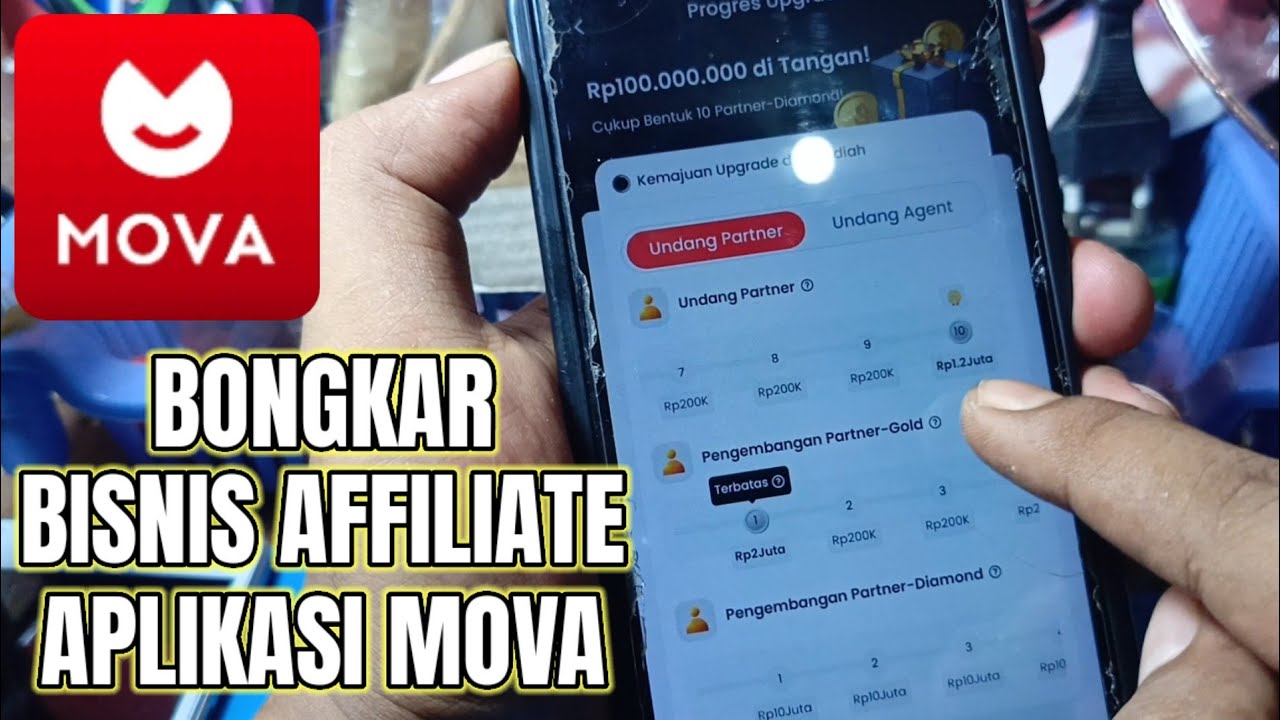 Bongkar Skema Affiliate Aplikasi MOVA, Cashback Asli Atau Money Game?