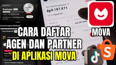 Cara Daftar Jadi Agen atau Partner Aplikasi MOVA Gratis (Diskon)