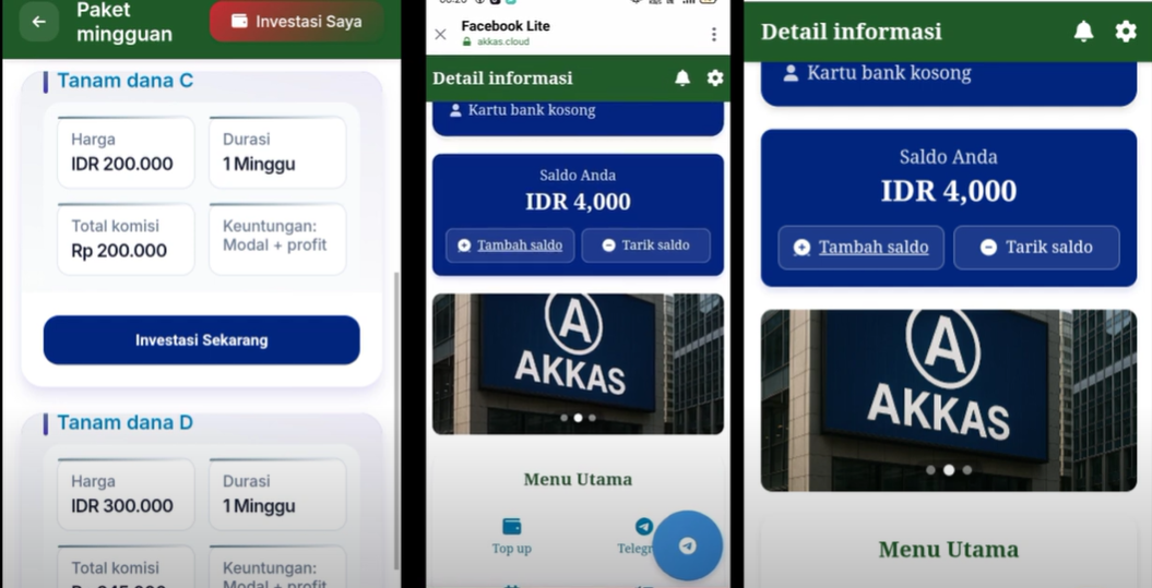 Review AKKAS INVESTASI Apakah Aman Atau Penipuan? Cek Disini