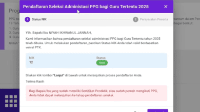 Cara Daftar Seleksi Administrasi PPG Bagi Guru Tertentu Tahun 2025