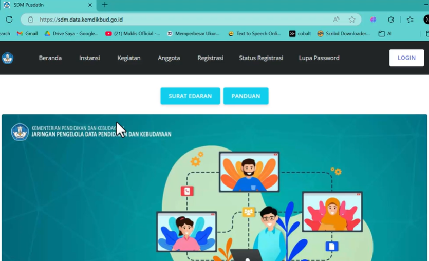 Cara Registrasi Akun SDM Data atau Akun Verval Untuk Operator Sekolah