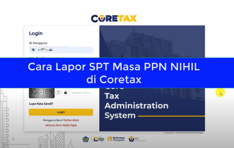 Cara Lapor SPT Masa PPN Nihil di Coretax Tanpa Transaksi