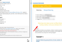 Solusi Validasi Rekening Masih Menunggu Verifikasi Bank di Info GTK