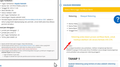 Solusi Validasi Rekening Masih Menunggu Verifikasi Bank di Info GTK
