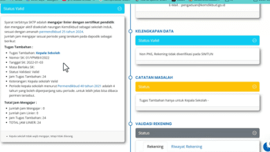 Solusi Tugas Tambahan Kepala Sekolah Tidak Terbaca di INFO GTK