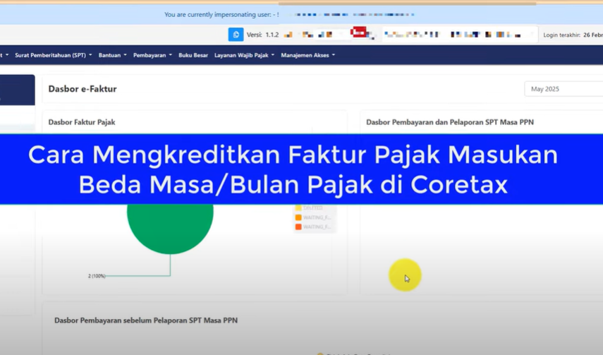 Cara Mengkreditkan Faktur Pajak Masukan Beda Masa Pajak di Coretax