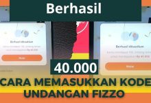 Kode Undangan Fizzo Novel Terbaru 2025 & Tips Dapat Rp 40.000