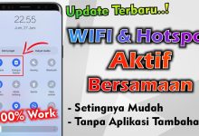 Cara Menyalakan WiFi dan Hotspot Secara Bersamaan di HP Android