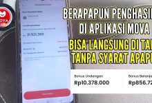 Cara Tarik Uang Gaji di Aplikasi MOVA ke Rekening atau E-wallet Tanpa Syarat