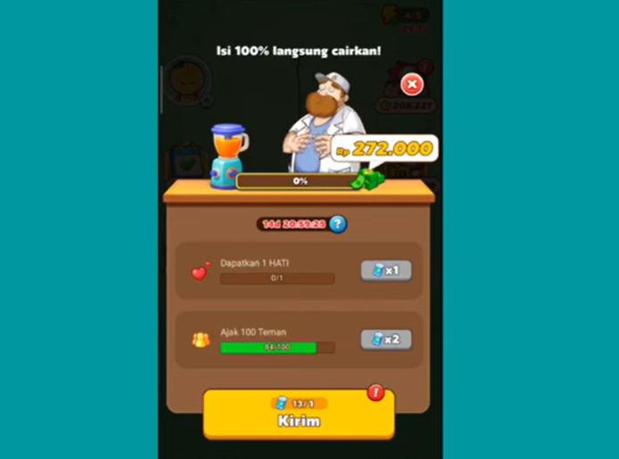 2 Cara Menyelesaikan Misi Penggandaan Uang Kertas Hijau Di Fruit Boom Apk