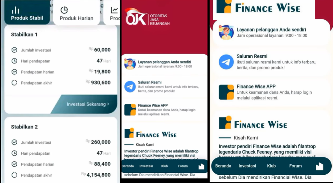 Jangan Investasi Di Finance Wise Sebelum Tahu Fakta Keamanan Dan Legalitas Aplikasi Ini