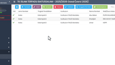Cara Membuat Rombel dan Menaikkan Kelas di Dapodik 2026