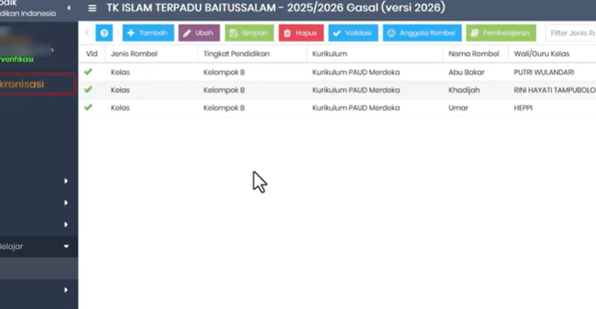 Cara Membuat Rombel dan Menaikkan Kelas di Dapodik 2026