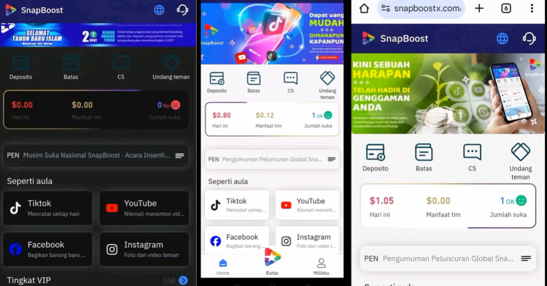 Aplikasi SnapBoost Apakah Aman Untuk Investasi? Review Terbaru