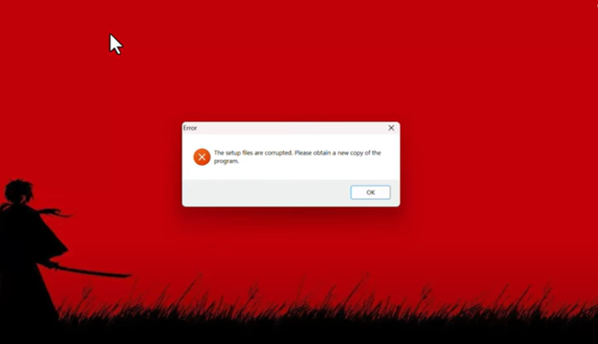 Solusi Gagal Install Dapodik 2026 "The Setup Files Are Corrupted"