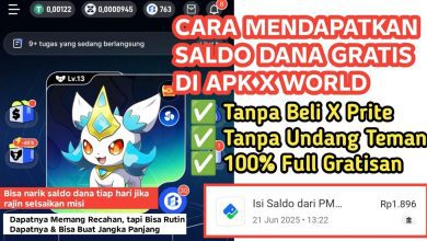 Cara Mendapatkan Saldo DANA Gratis dari Aplikasi X World Tanpa Modal & Undang Teman