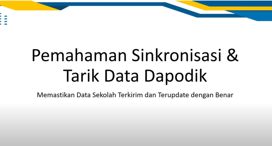 Ini Perbedaan Sinkronisasi & Tarik Data Dapodik + Cara Aman Melakukannya
