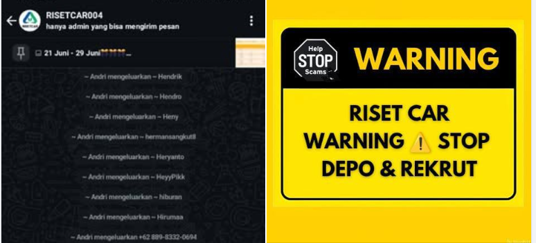 Di Aplikasi Risetcar Mulai Banyak Promo? Awas Sebentar Lagi Scam, Ojk Mulai Pantau !!