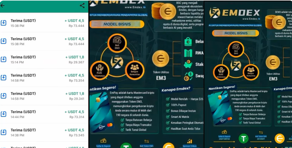 Apakah Aplikasi EMDEX Investasi Bodong? Bongkar Cara Kerjanya