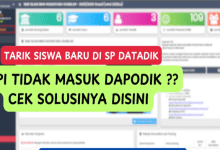 3 Solusi Alternatif Tarik Siswa Baru Tidak Masuk Ke Dapodik