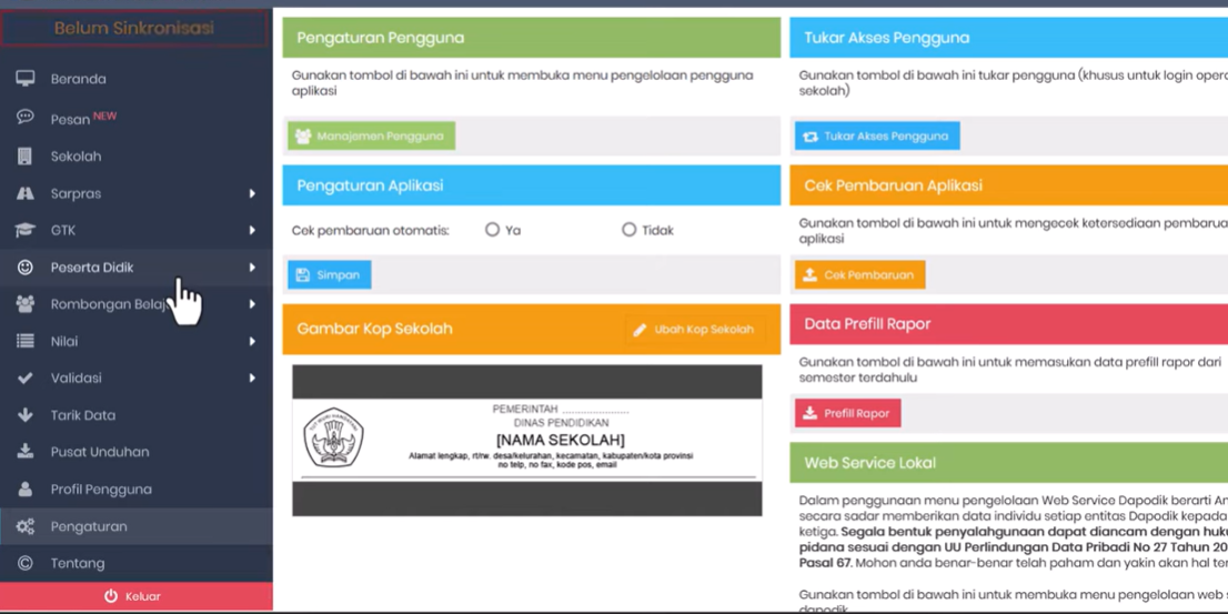 Cara Mengganti Operator Sekolah di Dapodik 2026