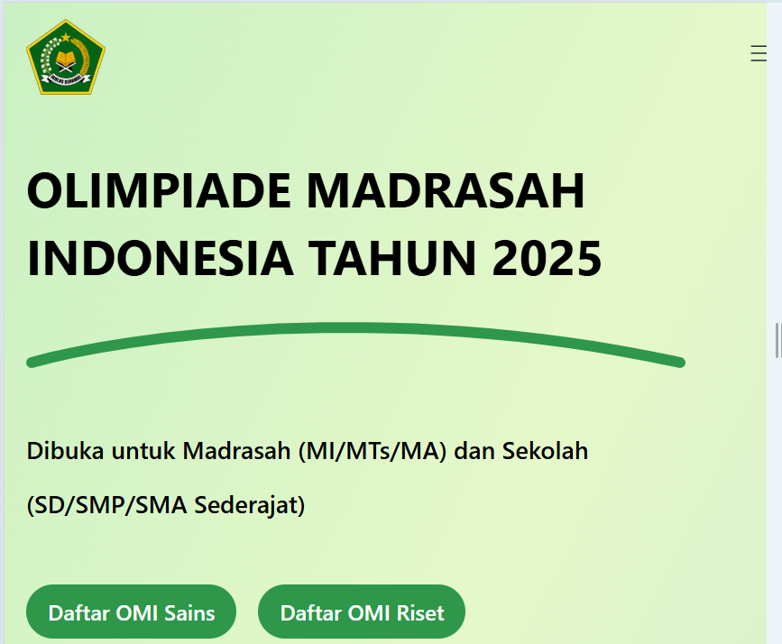 Cara Mendaftar Akun Lembaga di Portal Olimpiade Madrasah Indonesia