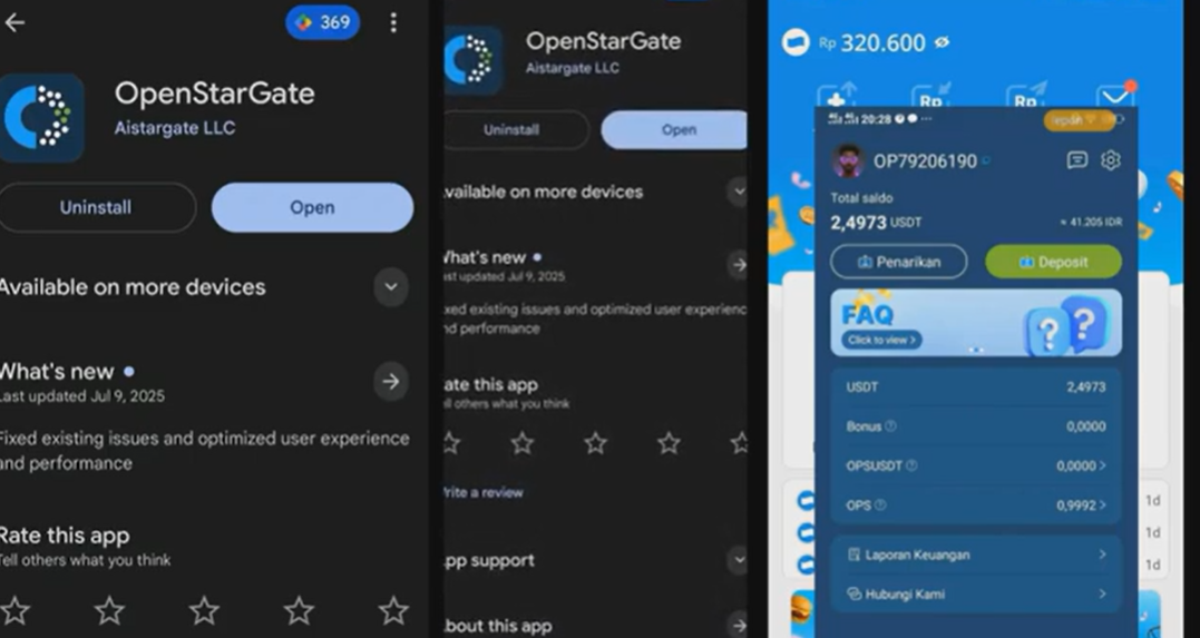 4 Cara Nambang di Aplikasi Openstargate Agar Menghasilkan Cuan Tiap Hari