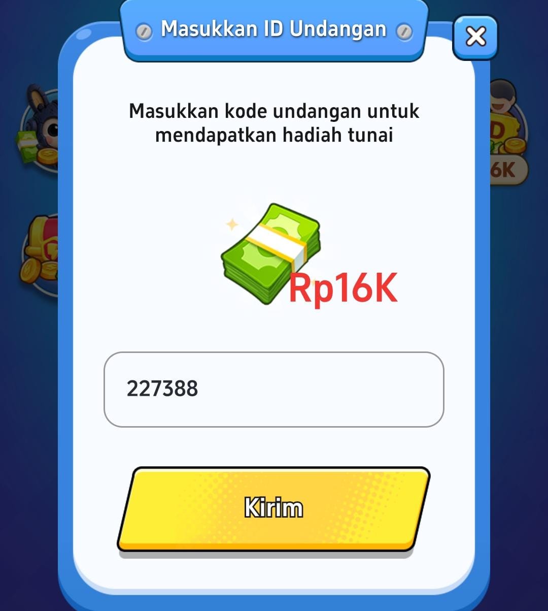 Kode Undangan Game Lucky Unscrew Terbaru "227388" +Rp16.000