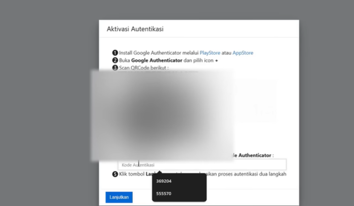 2 Cara Aktivasi Penerapan Two-Factor Authentication 2FA / Google Authenticator Secara Mandiri