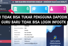 Cara Mengatasi Tidak Bisa Tukar Pengguna Dapodik, Solusi Lengkap Disini!