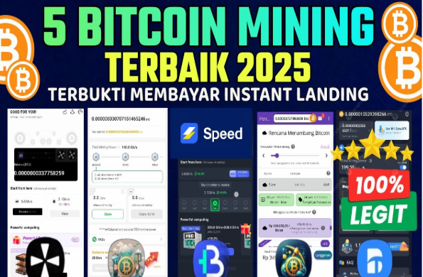 5 Bitcoin Mining Gratisan Penghasil Satoshi Tercepat 2025 Terbukti Bayar!