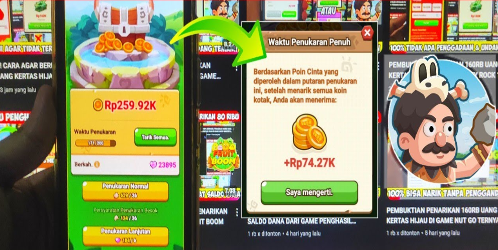 5 Cara Dapat Saldo DANA dari Kotak Peti Koin di Crazy Rock Tanpa Undang Teman