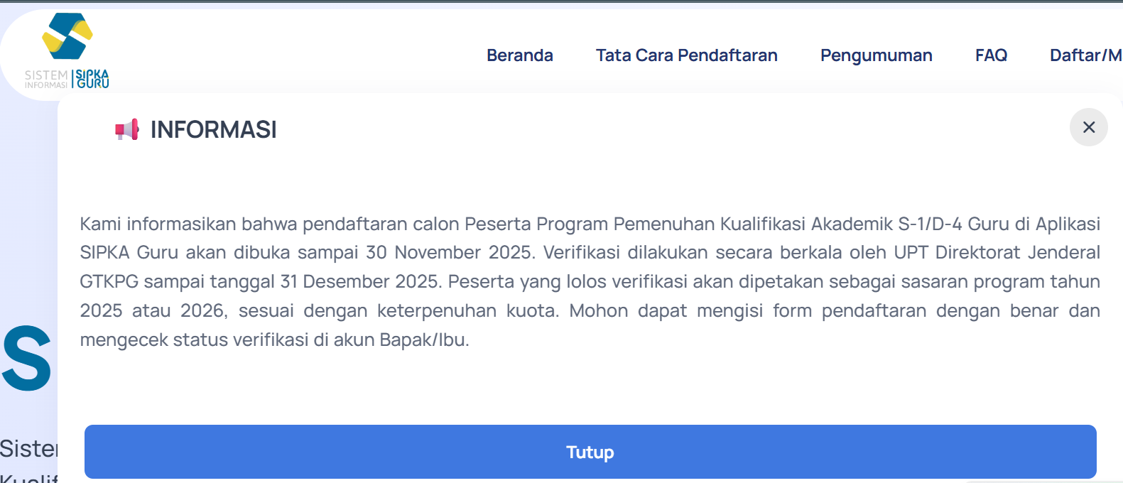 Cara Daftar SIPKA Guru Program Kuliah S1 Gratis, Ini Syarat dan Jadwalnya
