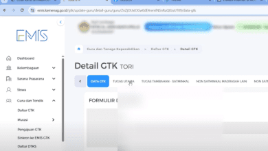 Perbedaan Cara Menambahkan Tugas Utama Kepala Madrasah dan Guru Mata Pelajaran di EMIS 4.0